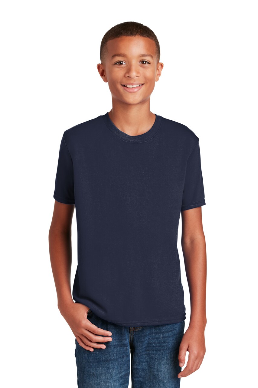 Gildan Youth Performance Crewneck Short Sleeve T-Shirt for School & Outdoor Play Moisture Wicking Kids Tee